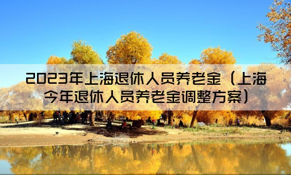 2023年上海退休人员养老金（上海今年退休人员养老金调整方案）